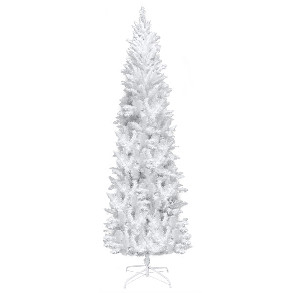 White 6.5ft PVC Christmas Tree