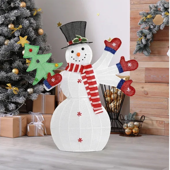 Lighted Snowman Christmas Yard Decorations