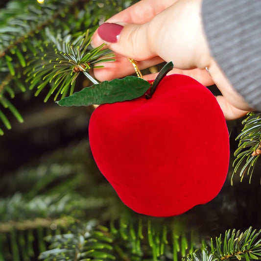 Red Apple Christmas Tree Ornaments