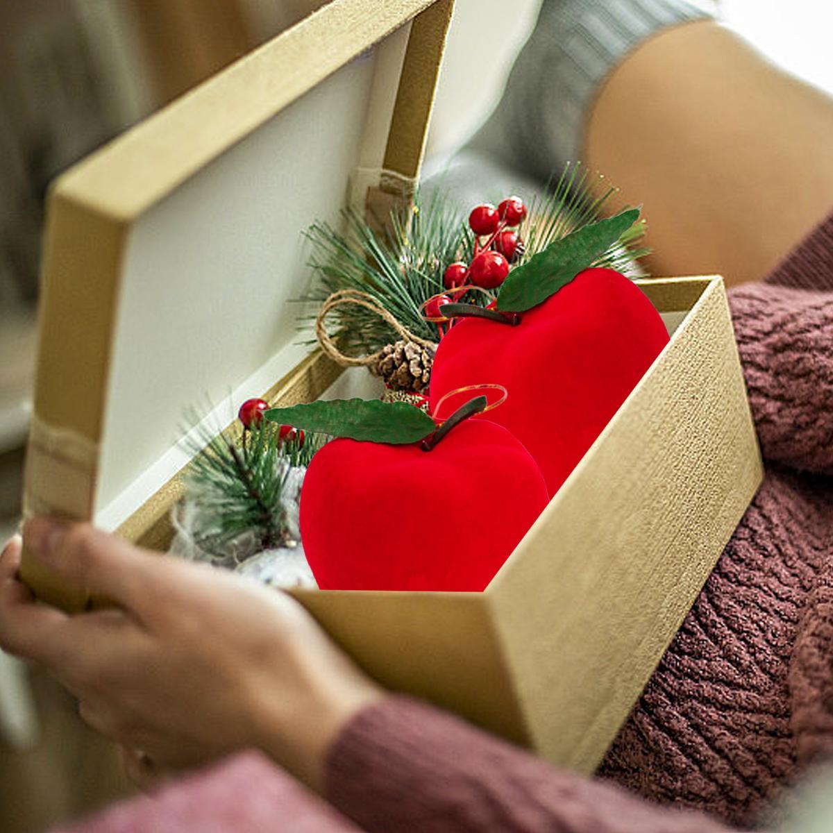 Red Apple Christmas Tree Ornaments