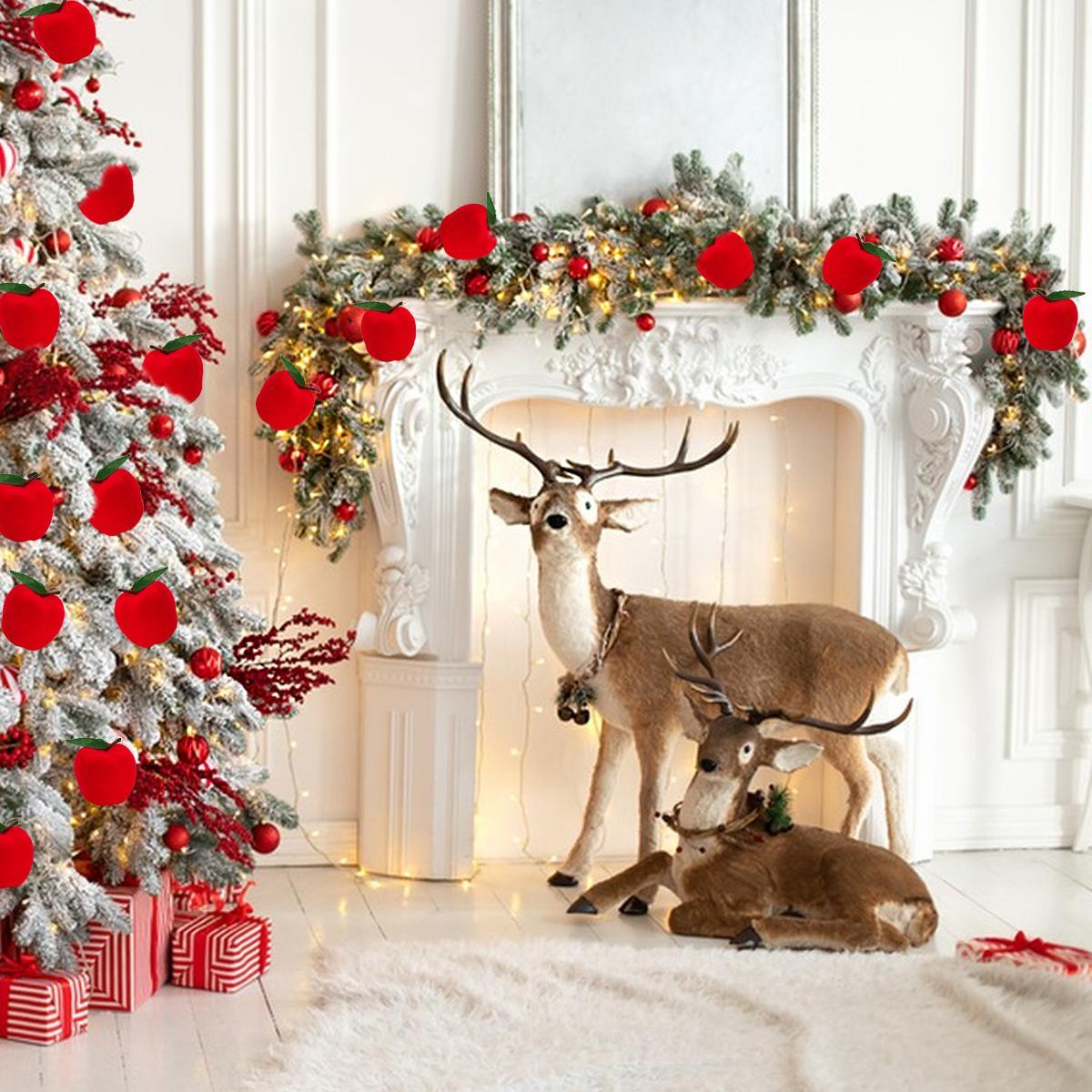 Red Apple Christmas Tree Ornaments