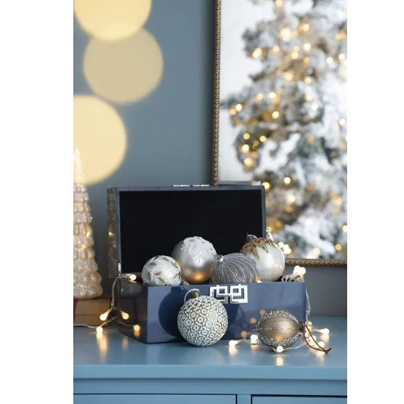 Christmas Ball Ornaments Set Of 6