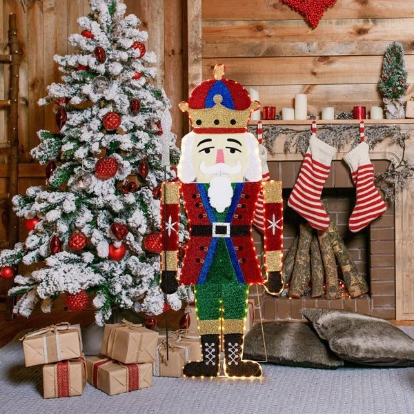 Lighted Nutcracker Christmas Yard Decorations