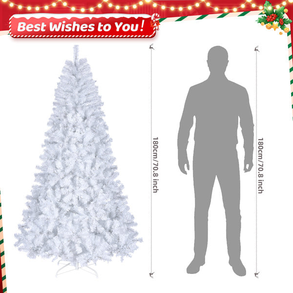 White PVC Christmas Tree