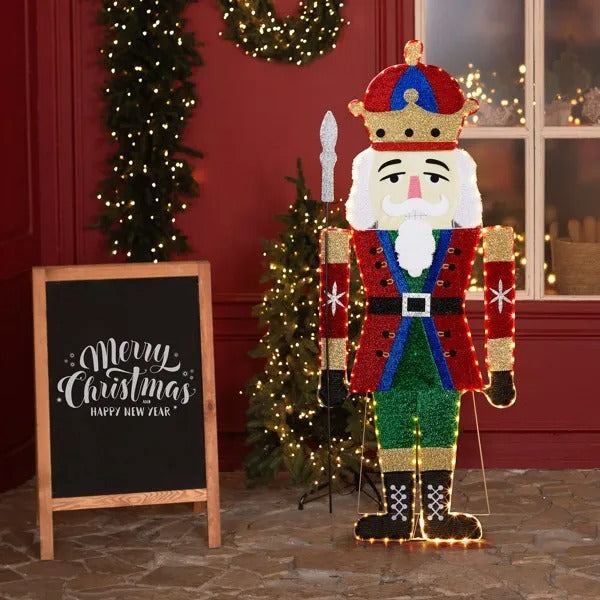 Lighted Nutcracker Christmas Yard Decorations