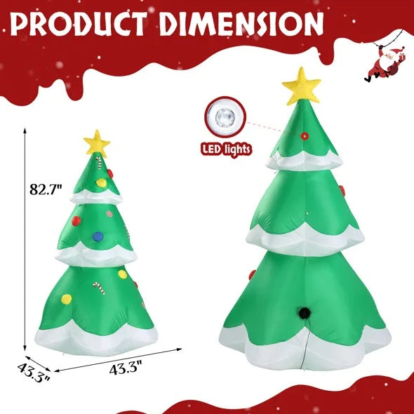 6.9 FT Lighted Christmas Inflatable Decoration