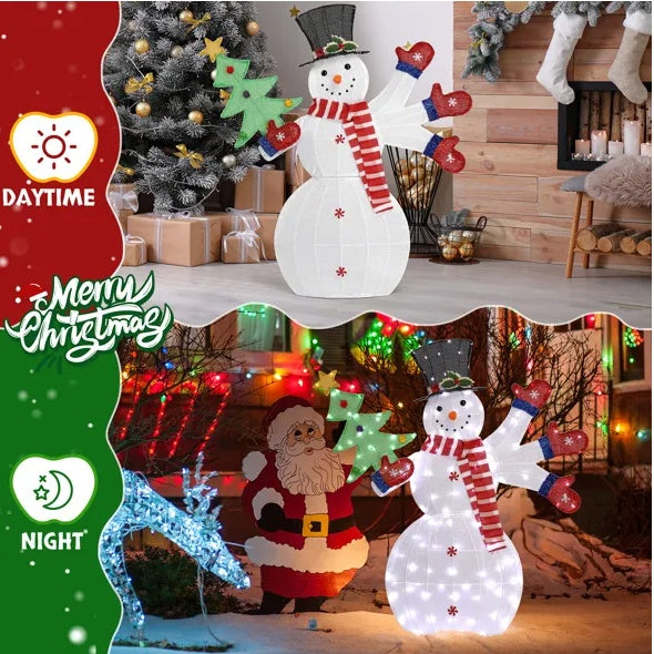 Lighted Snowman Christmas Yard Decorations