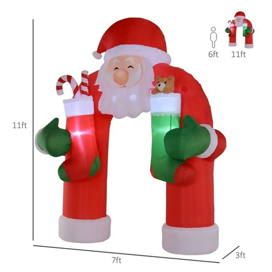 Christmas Inflatables Outdoor Decorations Giant Santa Claus