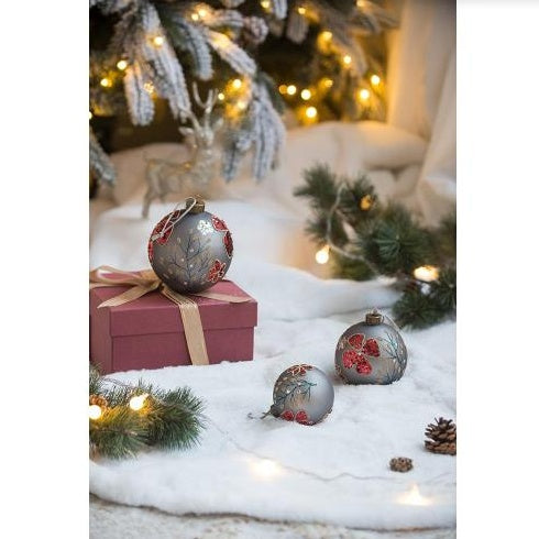 Christmas Ball Ornaments Set Of 4