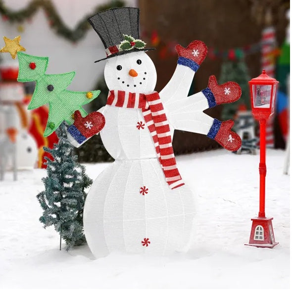 Lighted Snowman Christmas Yard Decorations
