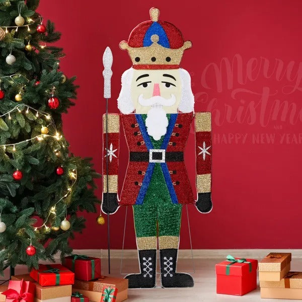 Lighted Nutcracker Christmas Yard Decorations