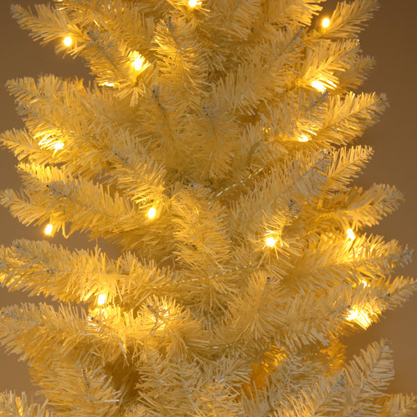 White 6.5ft PVC Christmas Tree