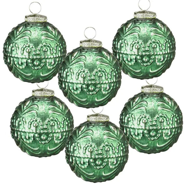 Christmas Ball Ornaments Set Of 6