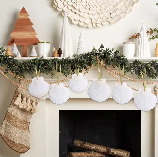 Seashells For Crafting Christmas Ornaments 24pcs