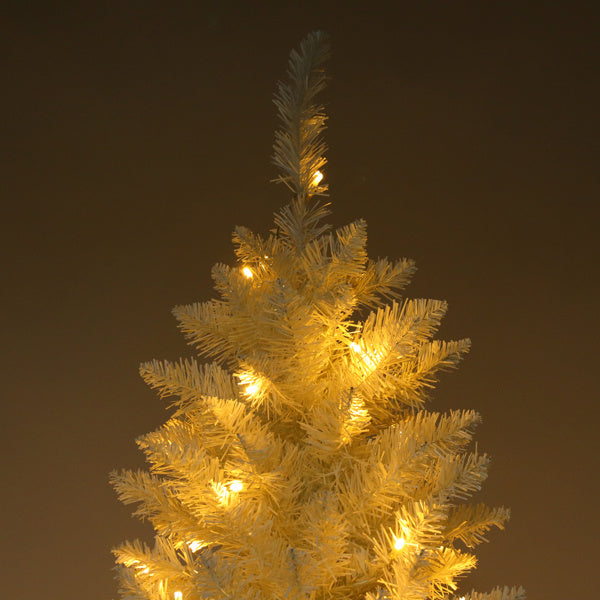 White 6.5ft PVC Christmas Tree