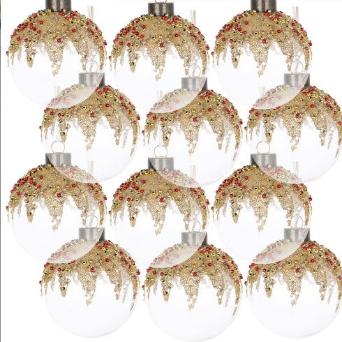 Christmas Ball Ornaments Set Of 12