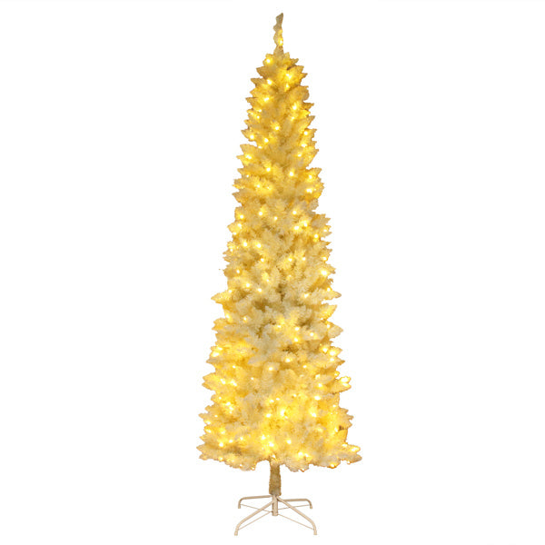 White 6.5ft PVC Christmas Tree